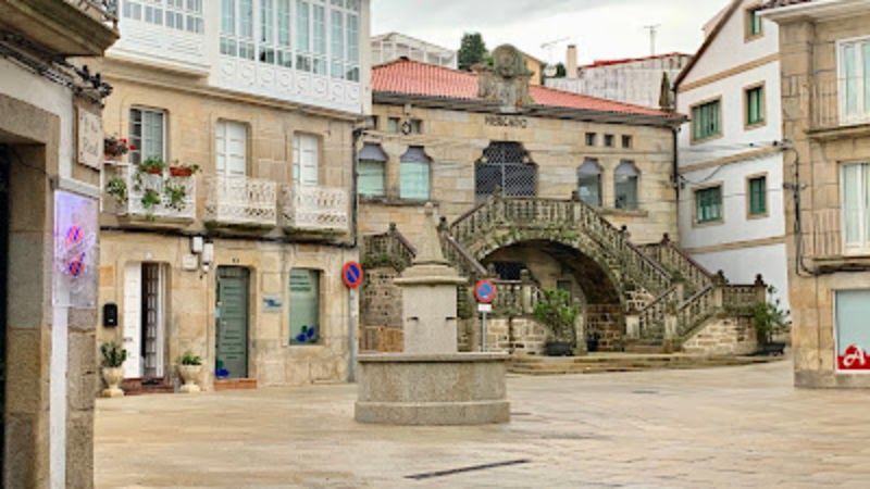 Edificio del Mercado de Muros, arquitectura tradicional gallega